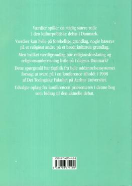 Værdier i religionsforskning og religionsundervisning i Danmark