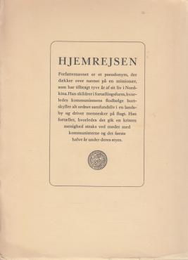 Hjemrejsen