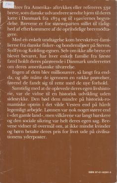 Brev fra Amerika - danske udvandrerbreve 1874-1922