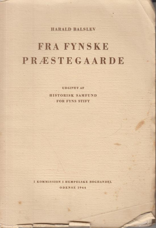 Fra fynske præstegaarde