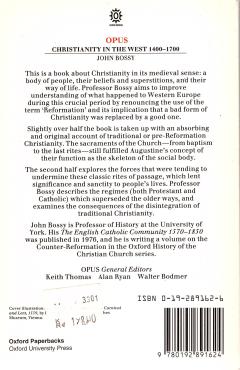 Christianity in the West 1400-1700