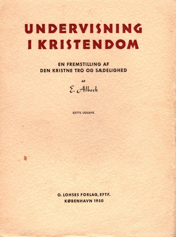 Undervisning i kristendom (m. indstregninger)