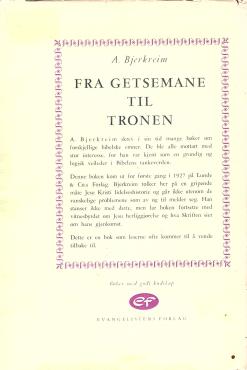 Fra Getsemane til Tronen
