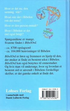 Bibelværk for menigheden, Bibelord