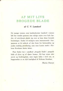 Af mit livs brogede blade