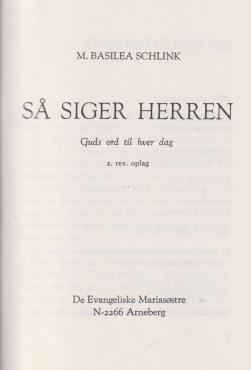 Så siger Herren