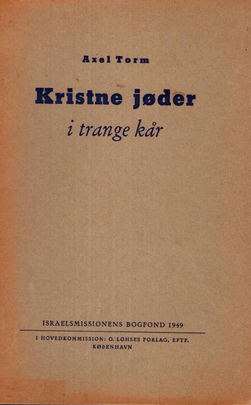 Kristne jøder i trange kår