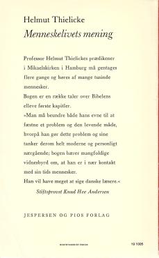 Menneskelivets Mening