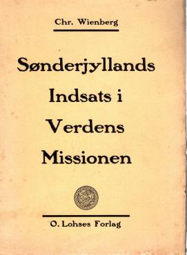 Sønderjyllands indsats i Verdensmissionen før 1920