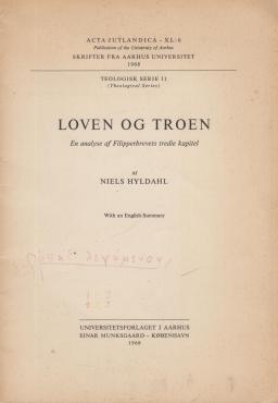 Loven og troen - En analyse af Filipperbrevets tredie kapitel.