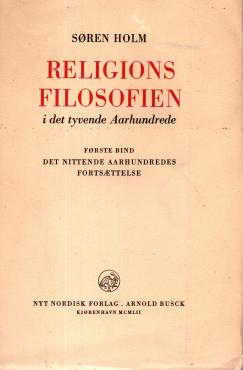 Religionsfilosofien i det tyvende århundrede, 1. bind