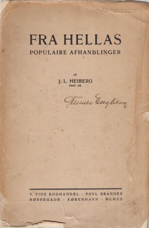 Fra Hellas. Populaire afhandlinger