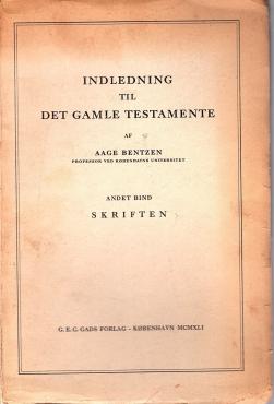 Indledning til det gamle testamente (1. bind 2. dele + 2. bind)