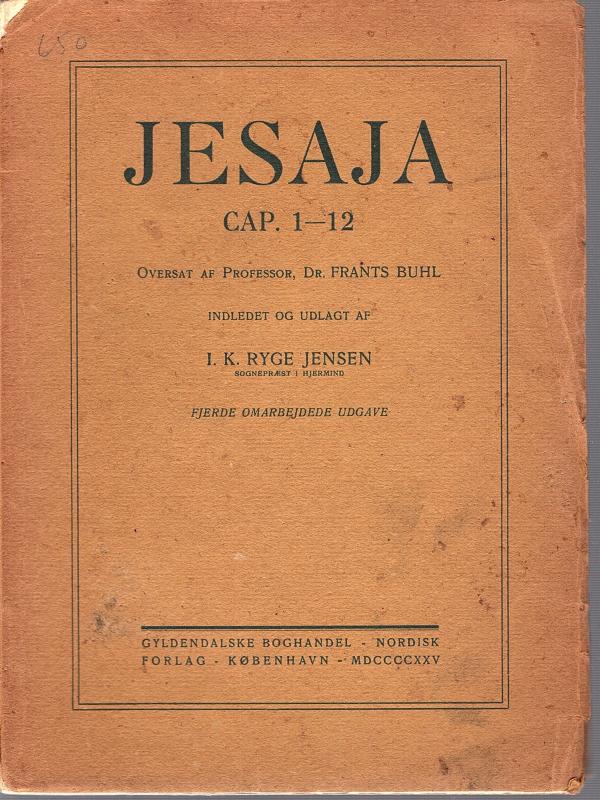Jesaja cap. 1-12