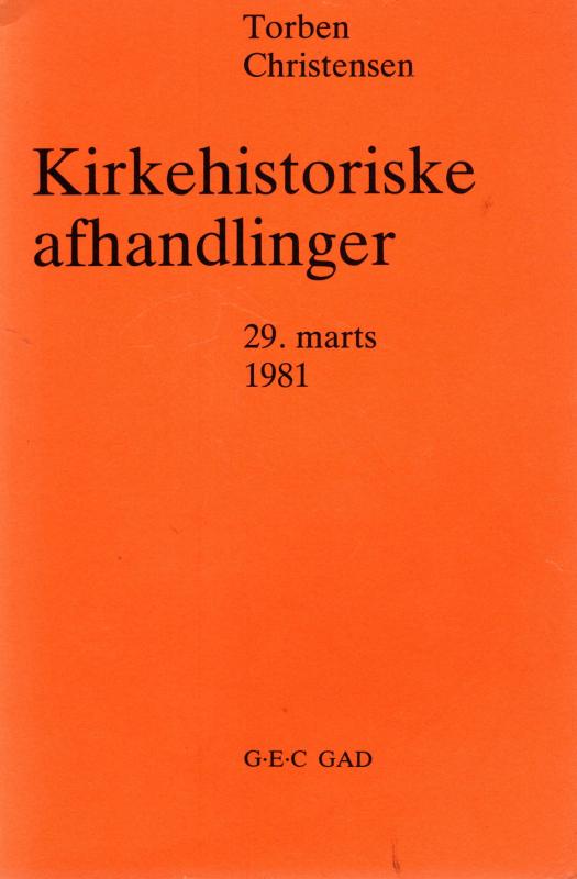 Kirkehistoriske afhandlinger