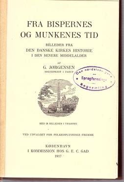 Fra bispernes og munkenes tid