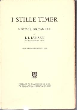 I stille timer