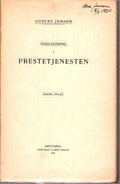 Indledning i Prestetjenesten