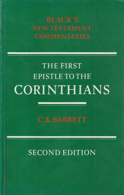 The First Epistle to the Corinthians
