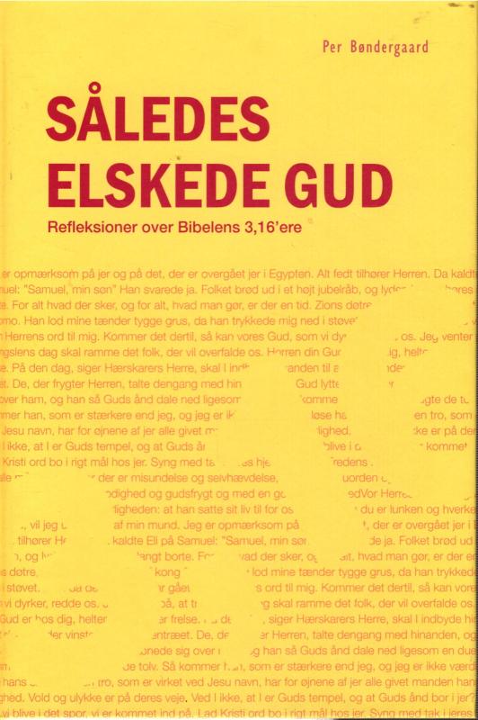 Således elskede Gud: Refleksioner over Bibelens 3,16'ere