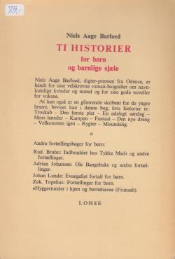 Ti historier for børn og barnlige sjæle