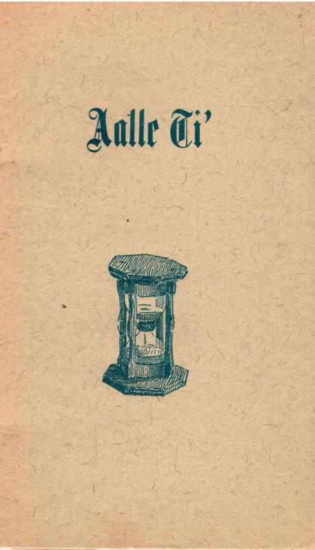 Aalle ti' og andre digte