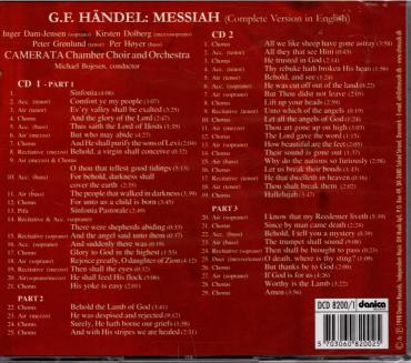 CD: Messiah - Georg Friedrich Händel (ny)