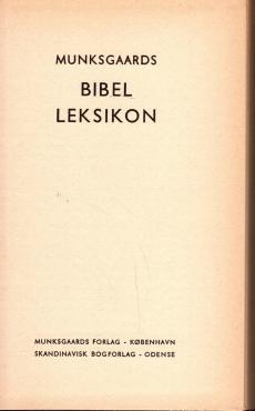 Munksgaards Bibel leksikon