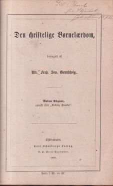 Den christelige børnelærdom (1868)
