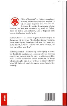 Jesu afskedstale, del 1. Ny bog