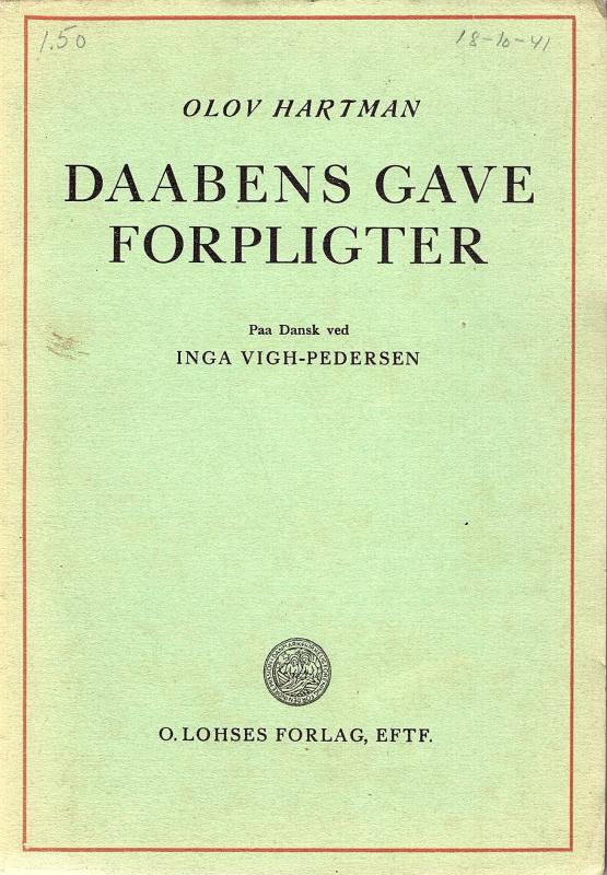 Dåbens gave forpligter