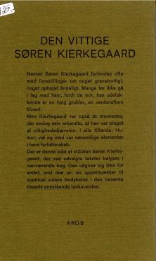 Den vittige Søren Kierkegaard