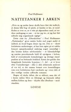Nattetanker i Arken