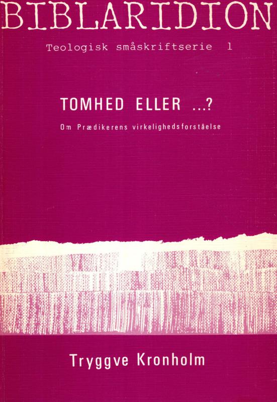 Tomhed eller ..?