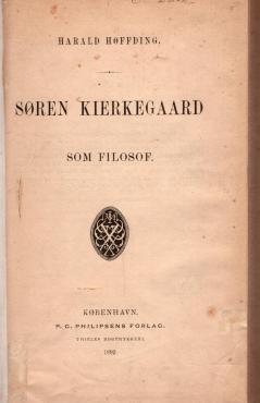 Søren Kierkegaard som filosof
