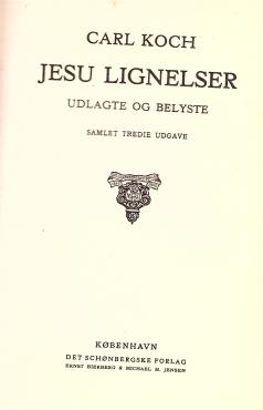 Jesu lignelser