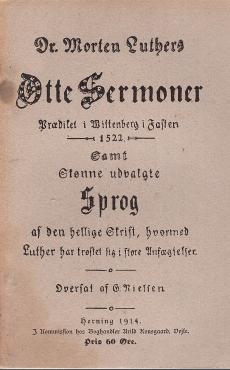 Dr. Morten Luthers Otte Sermoner, 1914