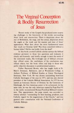 The Virginal Conception & Bodily Reurrection of Jesus