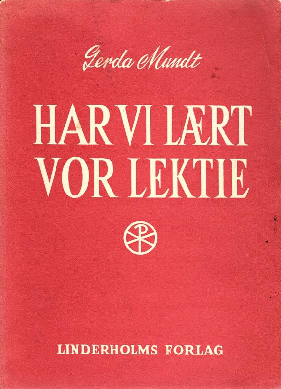 Har vi lært vor lektie