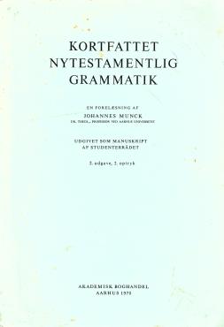Kortfattet nytestamentlig grammatik