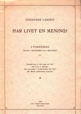 Har livet en mening?