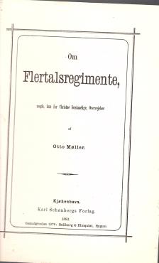 Om flertalsregimente, nogle, kun Christne forståelige, overvejelser