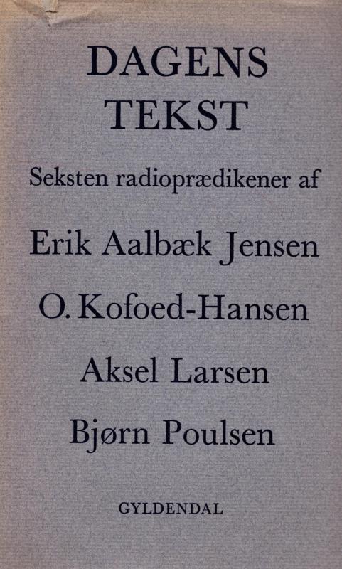 Dagens tekst - seksten radioprædikener