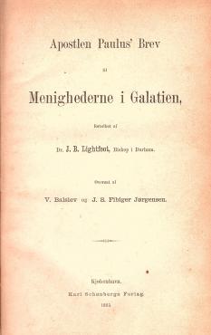 Apostlen Paulus' brev til menighederne i Galatien