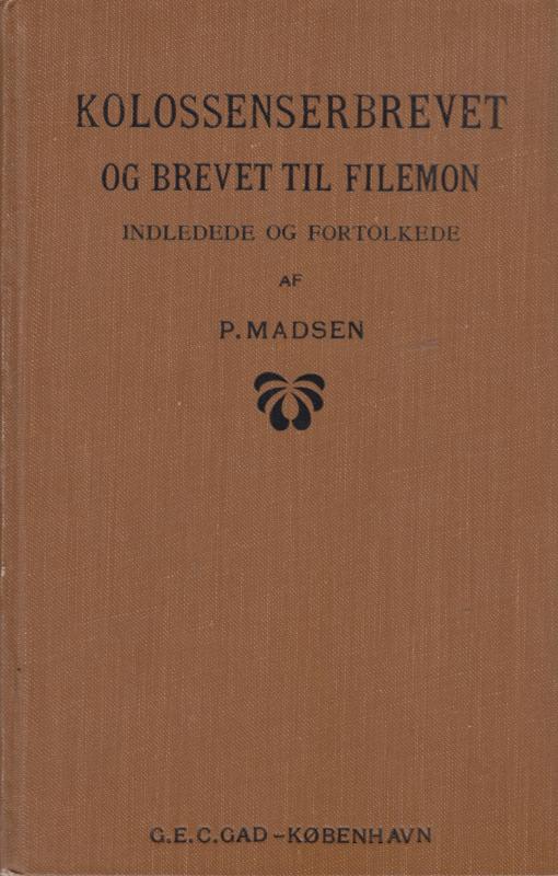 Kolossenserbrevet og brevet til Filemon