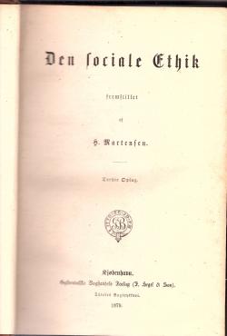 Den christelige ethik. 2 bind