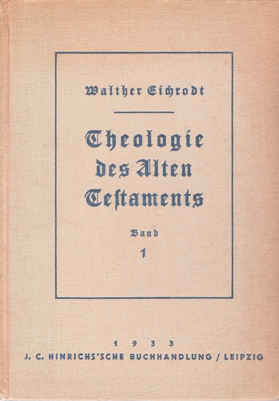 Theologie des Alten Testaments (bind 1 og 2)