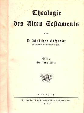 Theologie des Alten Testaments (bind 1 og 2)