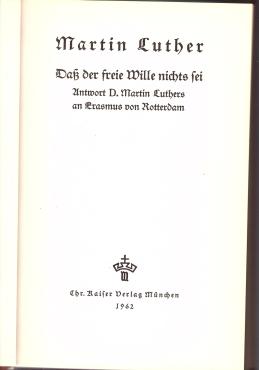 Das der freie Wille nichts fei