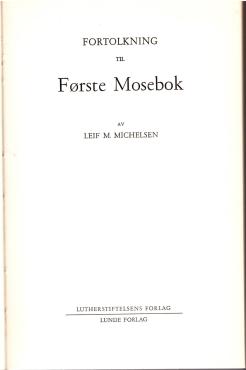 Bibelverket - første Mosebok